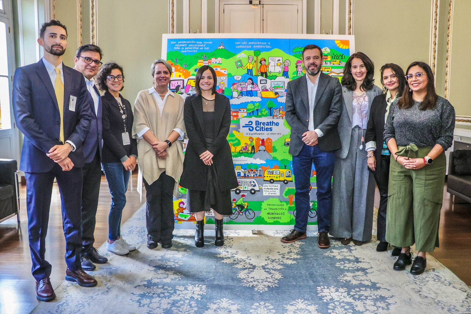 Bogotá se une a la iniciativa global Breathe Cities para reducir la contaminación del aire en un 30% al 2030