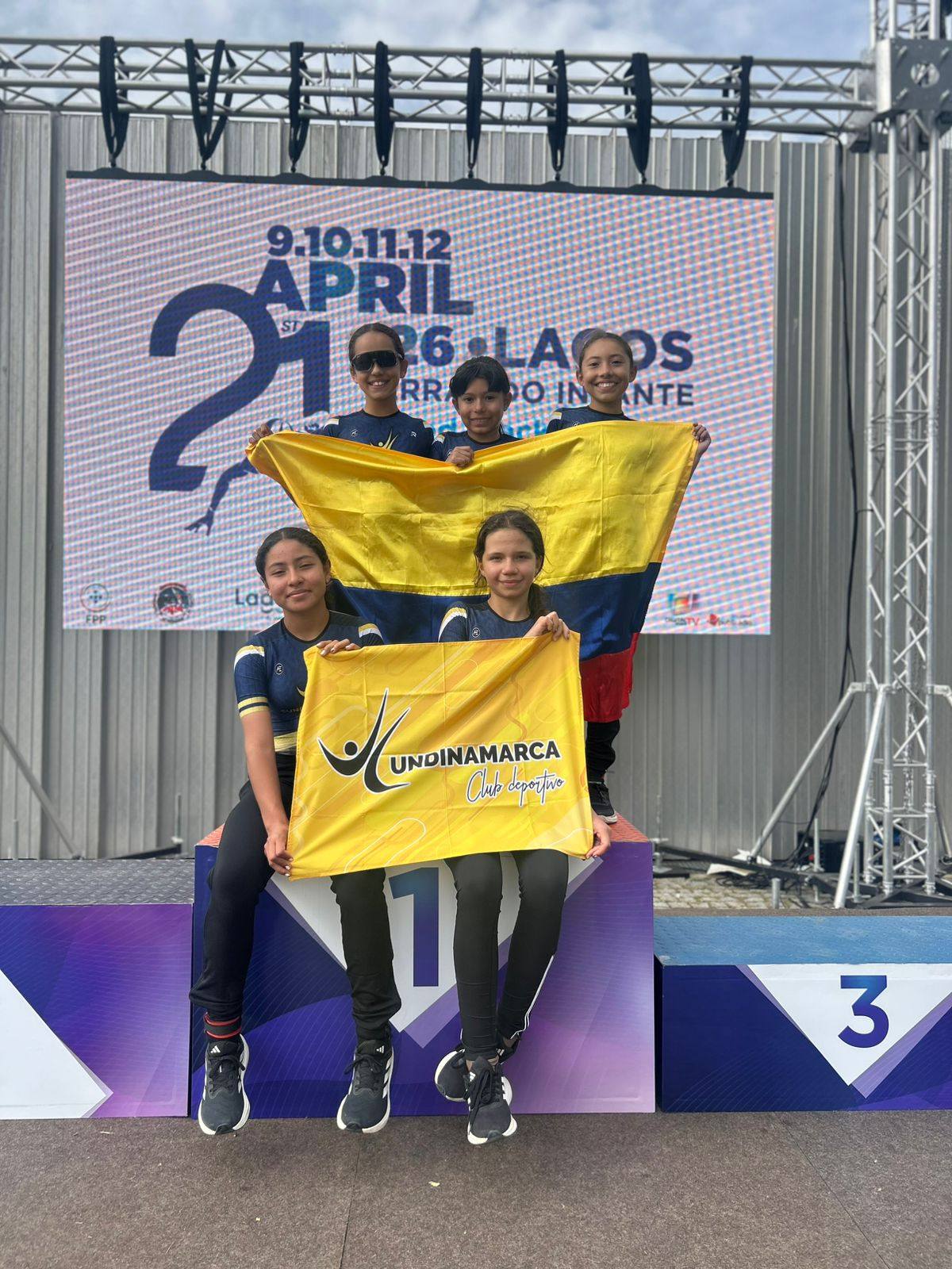 Talento sobre ruedas de la Universidad de Cundinamarca brilla en Portugal