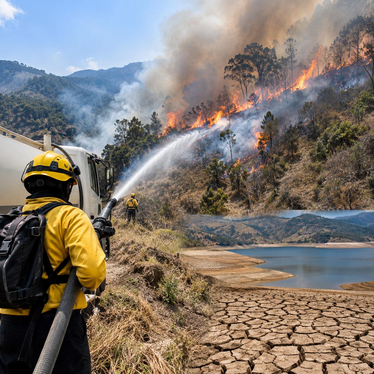 Cundinamarca suma 828 incendios forestales en 2026 y activa alerta por escasez de agua ante El Niño